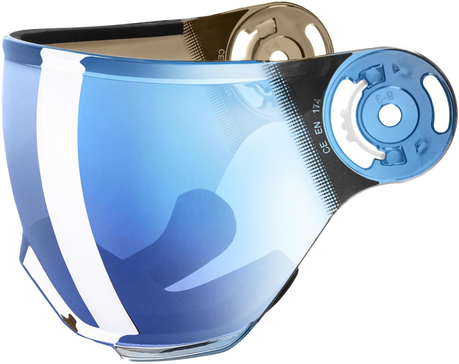 Bild von uvex Rocket Junior Ersatz-Visier (51-55 cm, 0003 mirror blue/lasergold lite (S2))