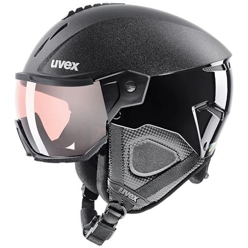 Bild von uvex Instinct VisorPro Variomatic Skihelm (56-58 cm, 40 black matt)