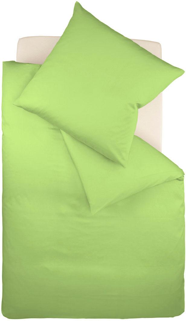 Bild von fleuresse Bettwäsche »Colours«, in weicher Interlock Jersey Qualität aus 100% Baumwolle, Bett- und Kopfkissenbezug mit Reißverschluss, STANDARD 100 by OEKO-TEX® zertifiziert