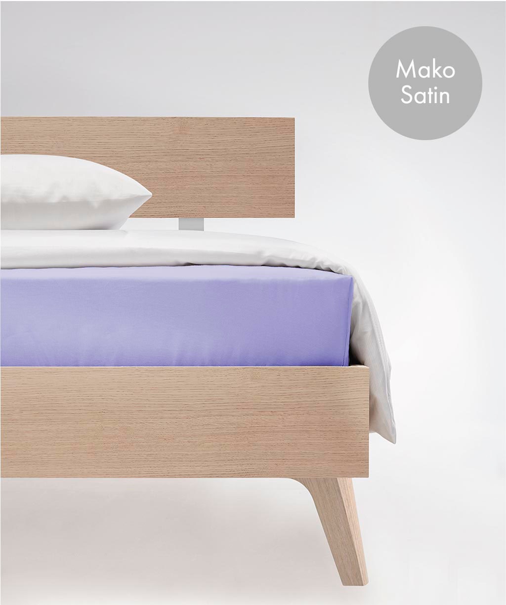 Bild von fleuresse Spannbettlaken Colours in Gr. 90x200, 140x200 oder 180x200 cm, Mako-Satin, Gummizug: rundum, (1 Stück), Mako Satin, für Matratzen bis 23 cm Höhe, Bettlaken, Spannbetttuch