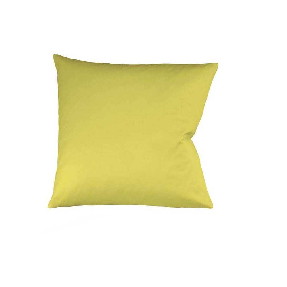 Bild von fleuresse Mako Satin Kissenbezug Colours Uni 50x50 cm Oliv