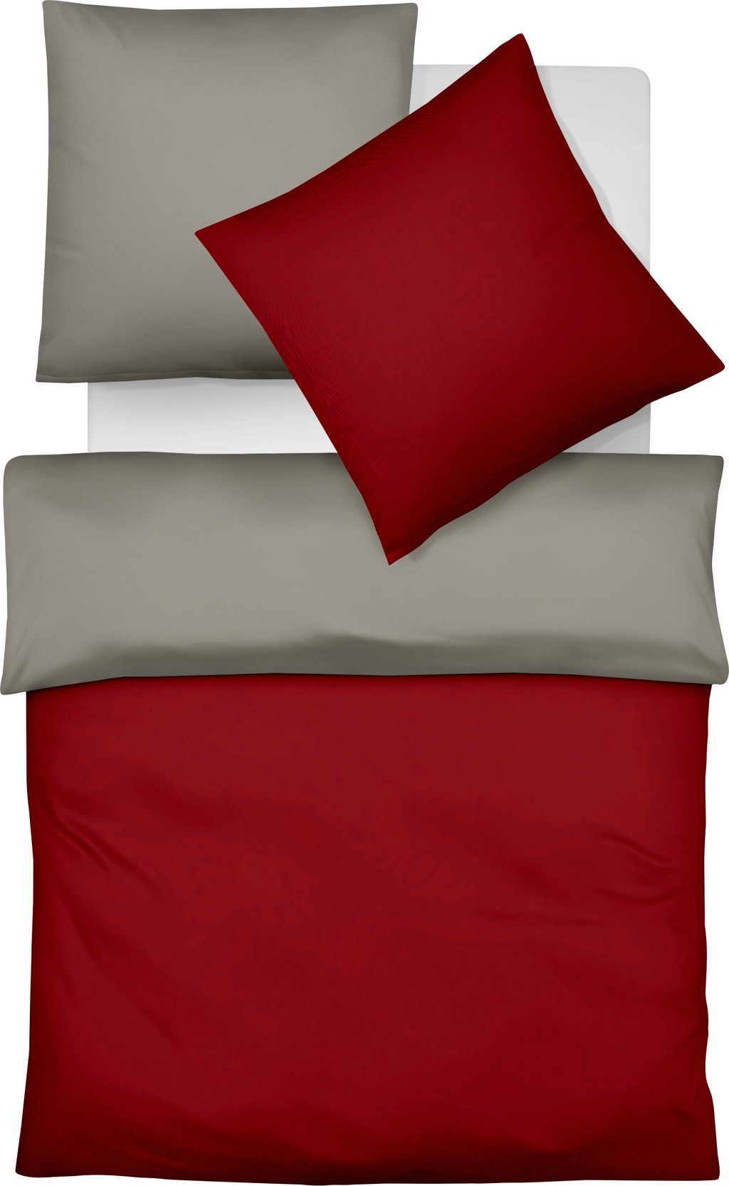 Bild von fleuresse Wendebettwäsche Lech W 4158, Flanell, 2 teilig, Edelflanell, Baumwolle, in Gr. 135x200, 155x220, 200x200cm