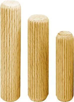Bild von Facett, Dübel, Langholzdübel, Buche geriffelt, 12 x 60 mm