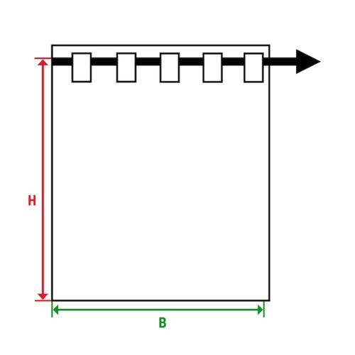 Bild von Schlaufenschal ¦ grün ¦ Maße (cm): B: 140 H: 1 Gardinen & Sichtschutz > Schlaufenschals - Sconto