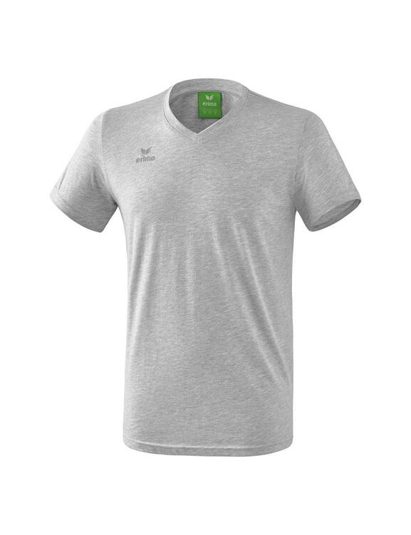 Bild von ERIMA Kinder T-shirt Style T-Shirt, hellgrau melange, 140, 2081931