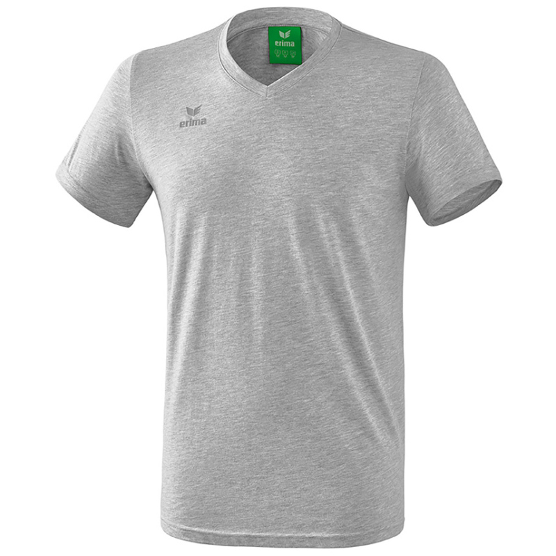 Bild von ERIMA Herren T-shirt Style T-Shirt, hellgrau melange, S, 2081931