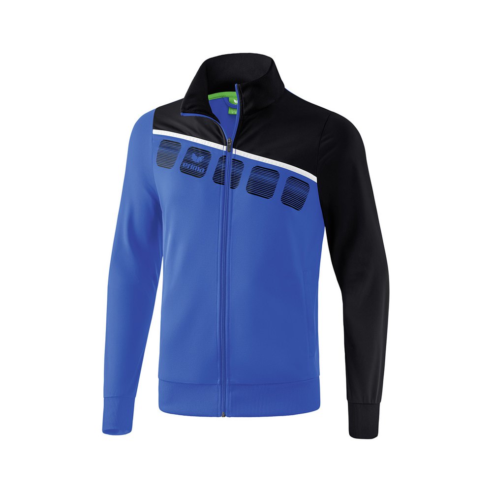 Bild von Erima 5-C Polyesterjacke Kinder new royal/schwarz/wei? 1021901 Gr. 140