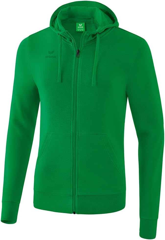 Bild von Erima Kinder Basic Kapuzensweat Jacke, Smaragd, 152
