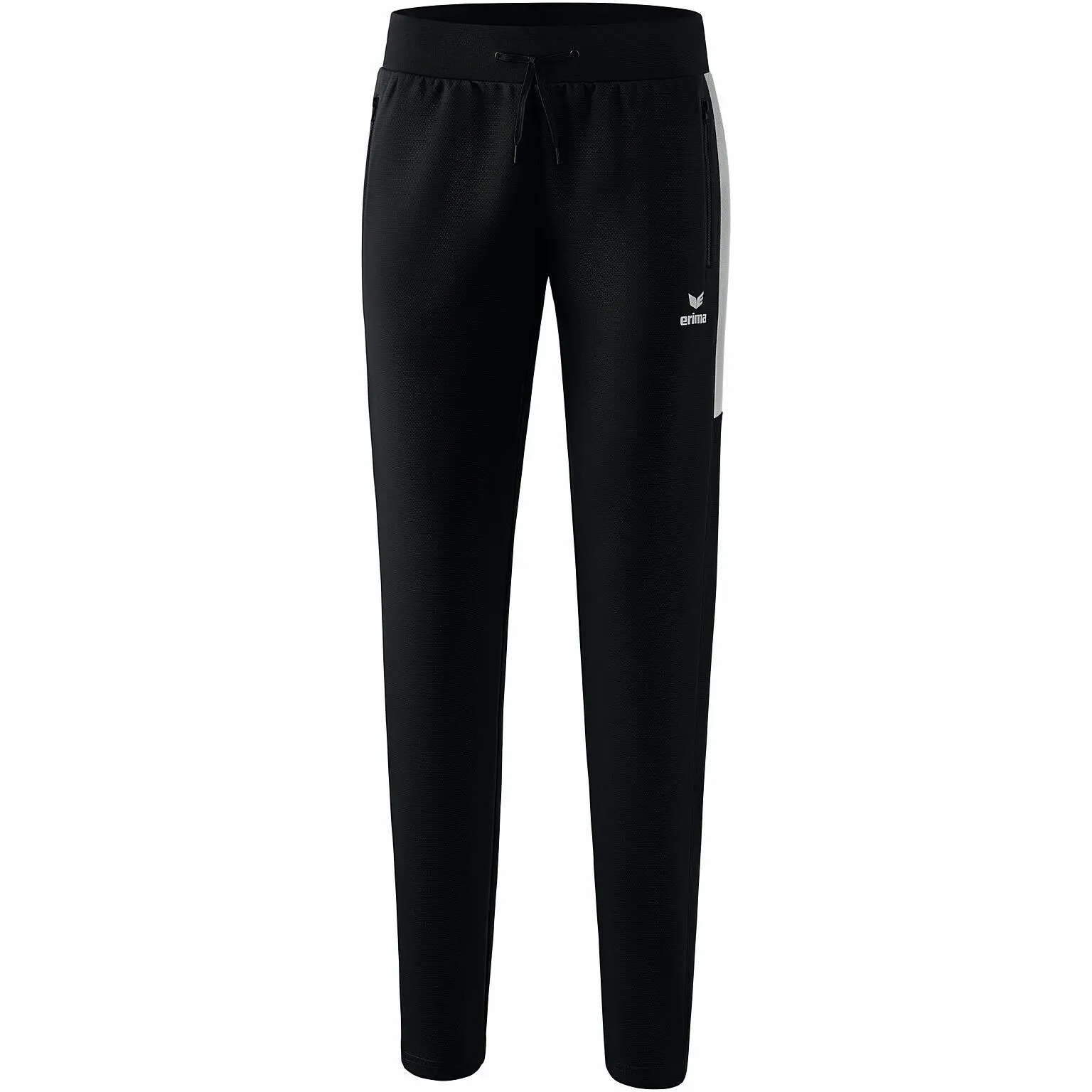 Bild von Erima Damen Squad Arbeits Trainingshose, Schwarz/Silver Grey, 36 EU