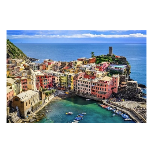 Bild von Papermoon Fototapete »Colorful Village Vernazza, Cinque Terre«