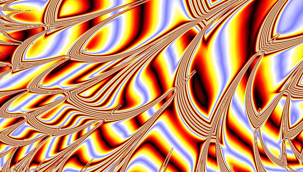 Bild von Papermoon Fototapete "Psychedelischer Regenbogenwirbel"