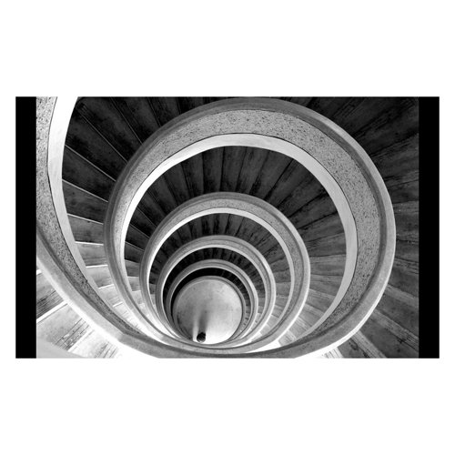 Bild von Papermoon Fototapete "Rundtreppen" - Ein Blickfang für jede Wand