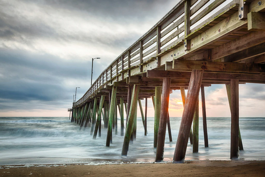Bild von Papermoon Fototapete "Virginia Beach Pier"