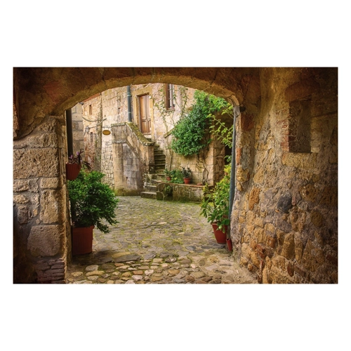 Bild von Papermoon Fototapete "Sorano Alte Straße"