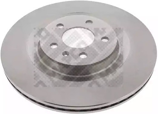 Bild von MAPCO 45839 Bremsscheibe Bremsscheiben, Scheibenbremsen Hinterachse 330 22 5 Belüftet AUDI: A6 C7 Avant, Q5, A6 C8 Avant, PORSCHE: Macan
