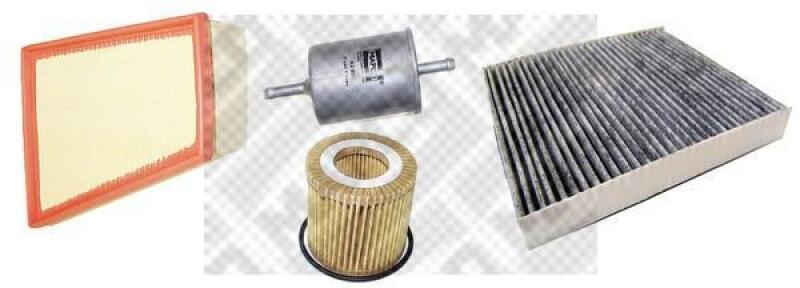 Bild von MAPCO Filter-Satz  für SKODA ALFA ROMEO VW PEUGEOT SEAT AUDI MERCEDES-BENZ SAAB JAGUAR OPEL FIAT CITROËN CHEVROLET VAG 03D198819 0000060813871 4640393