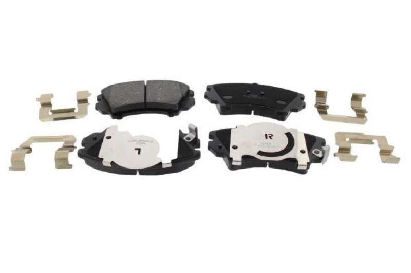 Bild von MAPCO 6859/1 Bremsbelagsatz Bremsbeläge, Bremsklötze, Bremssteine Vorderachse mit akustischer Verschleißwarnung mit Zubehör OPEL: Zafira C Tourer