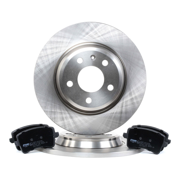 Bild von MAPCO Bremsensatz, Scheibenbremse vorne rechts links belüftet 256mm für MITSUBISHI SMART M4605A068 4544200001 4605A068 47551