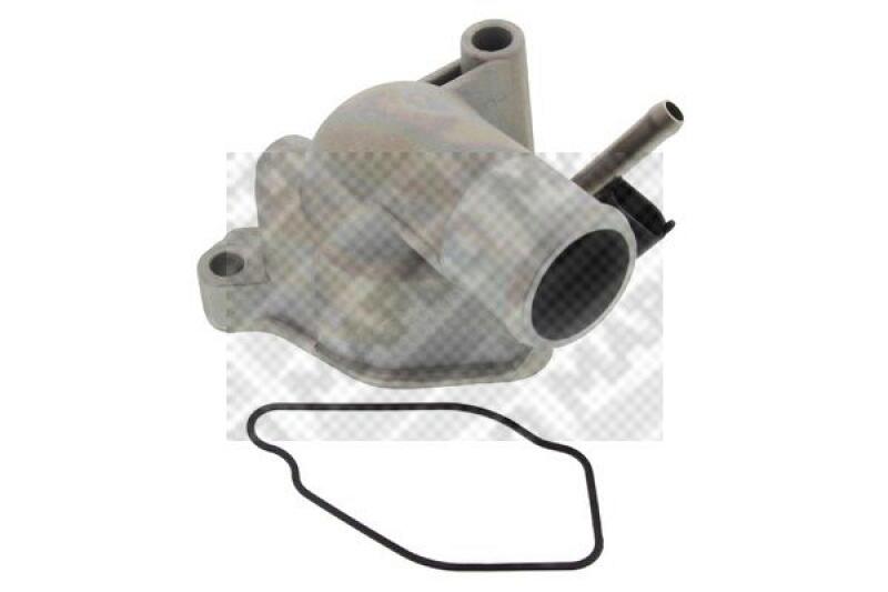 Bild von MAPCO 28717 Kühlwasserthermostat Thermostat, Thermostat, Kühlmittel, Kühler Thermostat 92 mit Dichtung mit Sensor Aluminium mit Gehäuse