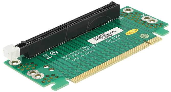 Bild von Delock Riser Karte PCI Express x16 90° rechts gerichtet für HTPC, Mainboard Zubehör