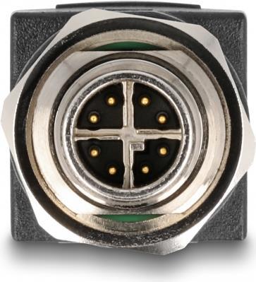Bild von Delock 60065 - M12 Adapter X-kodiert 8 Pin Stecker zu RJ45... Computer-Kabel, M12 8 Pin X-kodiert, M12