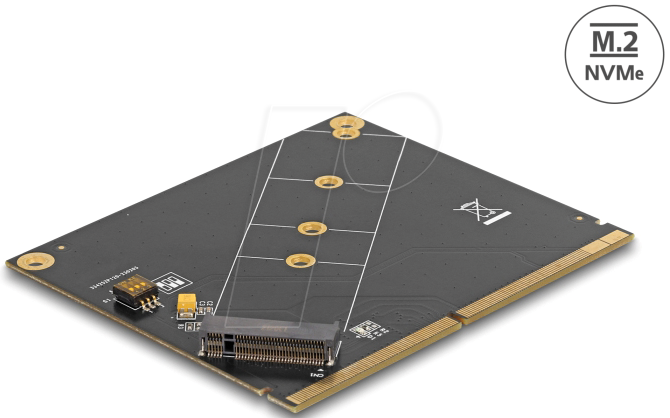 Bild von Delock Delock Konverter MXM zu M.2 NVMe Key M Slot Computer-Kabel, MXM, M.2