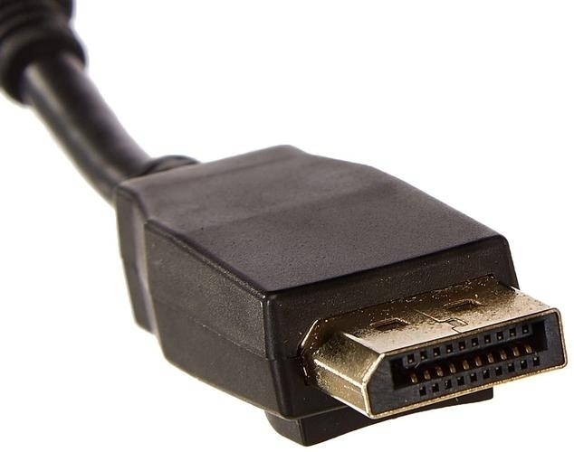 Bild von Delock 20cm Adapterkabel schwarz [DisplayPort 1.2 Stecker > DVI Buchse, 4K, Aktiv]