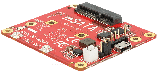 Bild von RPI USB 2 MSATA - Raspberry Pi - Konverter USB auf mSATA, D720231A