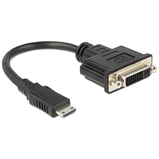 Bild von Delock HDMI Mini-C m. > DVI 24+5 w. 20cm