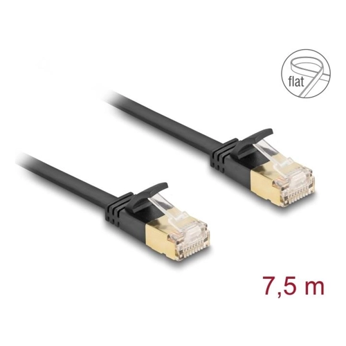 Bild von DeLOCK 80349 - Netzwerkkabel RJ45, U/FTP, 7,5m, schwarz