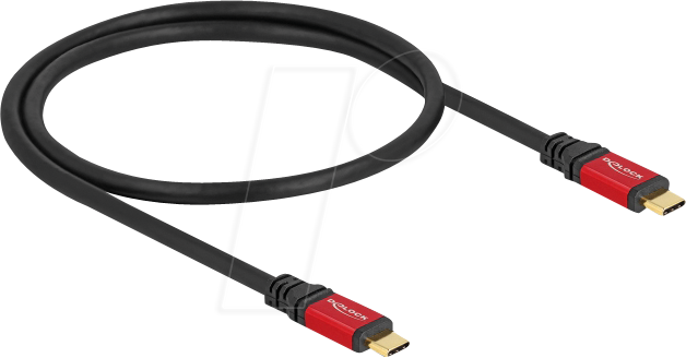 Bild von Delock 80651 - USB 20 Gbps Kabel USB Type-C Stecker zu Stecker... Computer-Kabel, USB C, USB (50,00 cm)