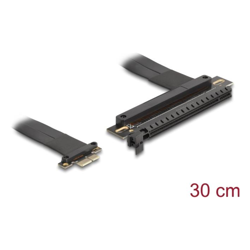 Bild von Delock Riser Karte PCI Express 3.0 x1 Stecker zu x16 Slot mit Kabel 30 cm (81505)
