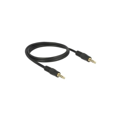 Bild von Delock Klinke 3,5mm 4 Pin Stecker > Stecker 1m