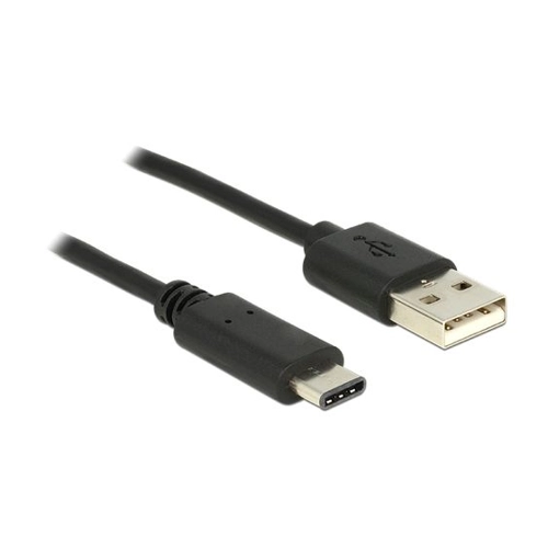Bild von Delock USB 2.0 Typ-A Stecker > Type-C Stecker 1m