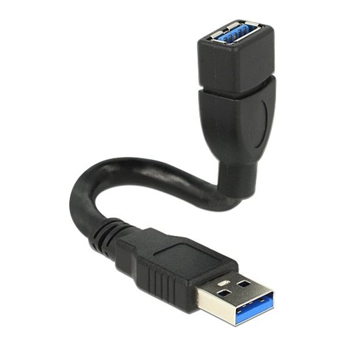 Bild von Delock USB 3.0 Typ-A m. > USB 3.0 Typ-A w. 0,15m