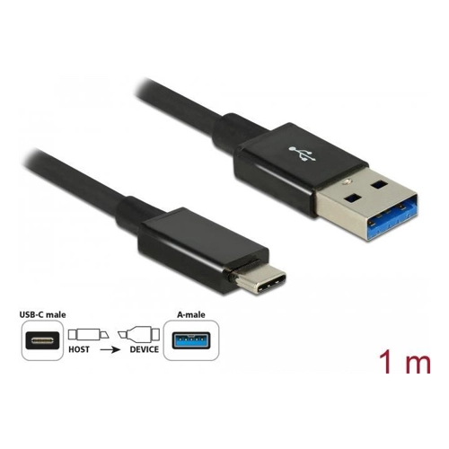 Bild von Delock USB 3.1 G2 Type-C m. > USB Typ-A m. 1m