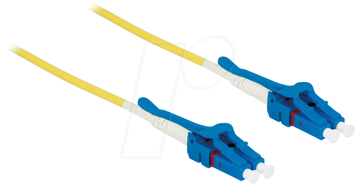 Bild von DeLOCK - Netzwerkkabel - LC Einzelmodus (M) bis LC Einzelmodus (M) - 10,0m - Glasfaser - 9 / 125 Mikron - OS2 - halogenfrei, Uniboot - Gelb (85087)