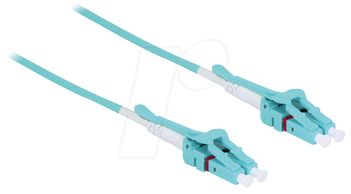 Bild von DeLOCK - Netzwerkkabel - LC Multi-Mode (M) bis LC Multi-Mode (M) - 3,0m - Glasfaser - 50/125 Mikrometer - OM3 - halogenfrei, Uniboot - Aquamarin (85129)