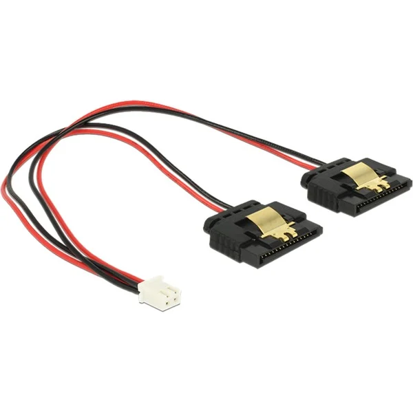 Bild von Delock 85249 - Kabel Power 2 Pin Buchse zu 2x SATA 15 Pin... Computer-Kabel, S-ATA