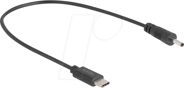Bild von Delock 85403 - USB Type-C Stromkabel zu DC 3,0 x 1,1 mm Stecker 27 cm Computer-Kabel