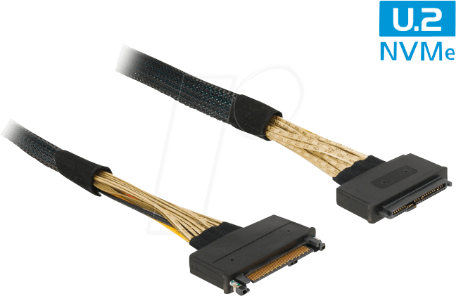 Bild von Delock 85738 - Verlängerungskabel U.2 SFF-8639 Stecker > U.2... Computer-Kabel, SFF-8639, U.2 (50,00 cm)