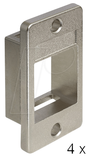 Bild von Delock Keystone Leergehäuse für Geräteinbau (Werkzeug), Kabel Zubehör, Silber