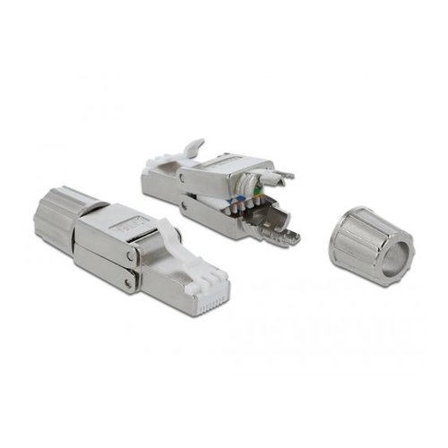 Bild von Delock RJ45 Stecker Cat.6A STP werkzeugfrei