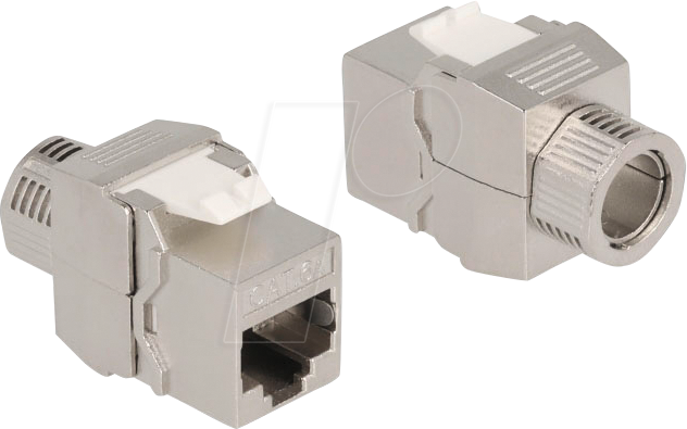 Bild von Delock Keystone Modul RJ45 Buchse zu LSA Cat.6A werkzeugfrei geschirmt (Keystone Modul), Netzwerk Zubehör