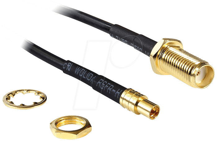 Bild von Delock 88579 - Antennenkabel SMA Buchse zum Einbau > MMCX... Computer-Kabel, SMA, (20,00 cm)