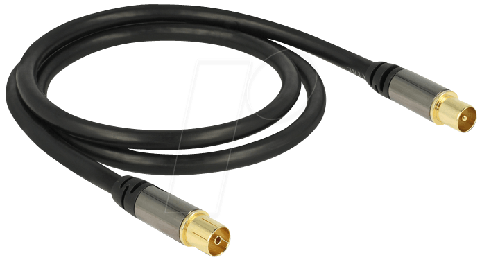 Bild von Delock 88922 - Delock Antennenkabel IEC Stecker > IEC Buchse... Computer-Kabel, IEC, (100,00 cm)