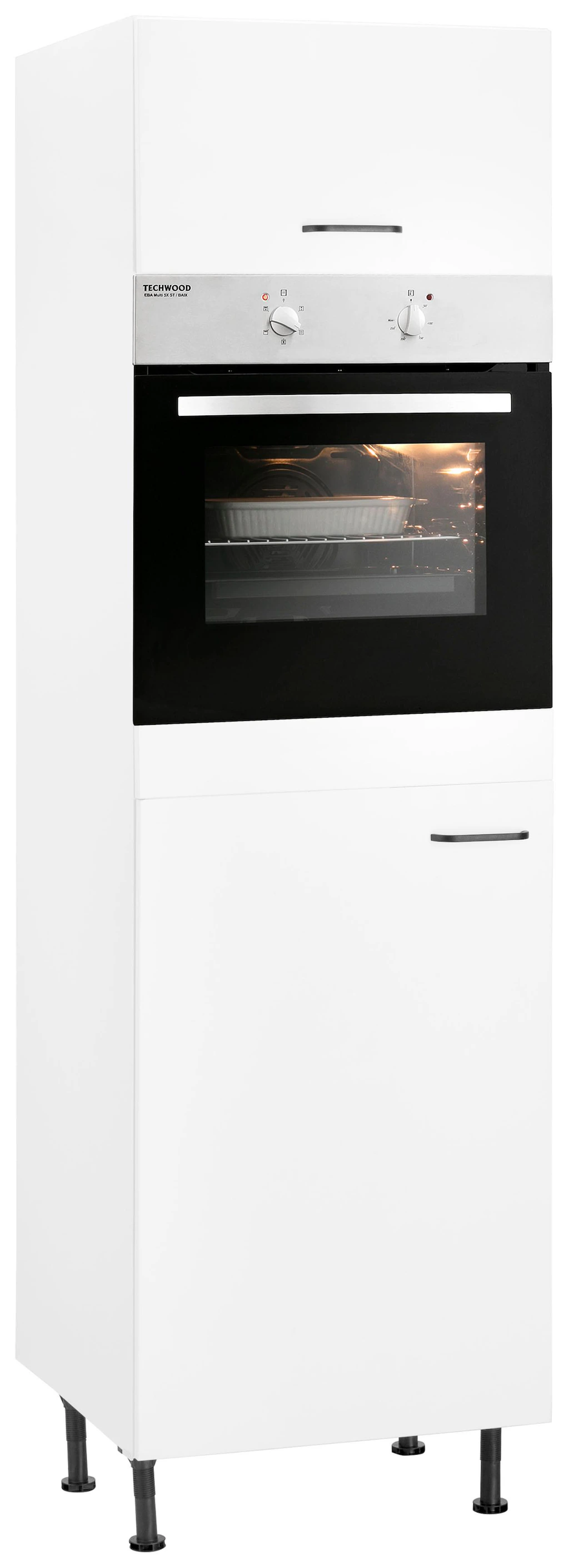 Bild von OPTIFIT Backofenumbauschrank "Elga", mit Soft-Close-Funktion, höhenverstellbaren Füßen, Breite 60 cm