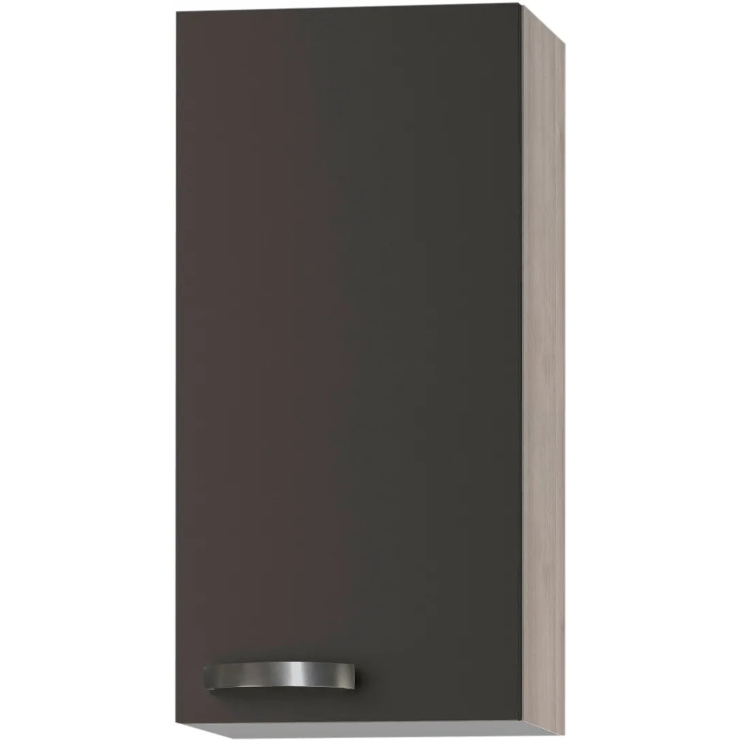 Bild von Optifit Oberschrank Faro220 40 cm x 89,6 cm x 34,6 cm Anthrazit-Braun