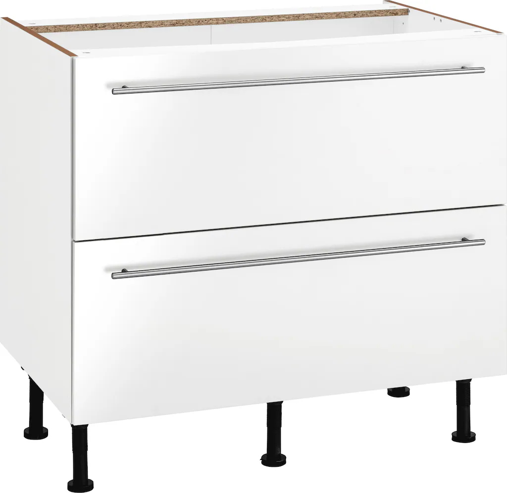 Bild von OPTIFIT Unterschrank "Bern", 90 cm breit, mit 2 großen Auszügen für viel Stauraum