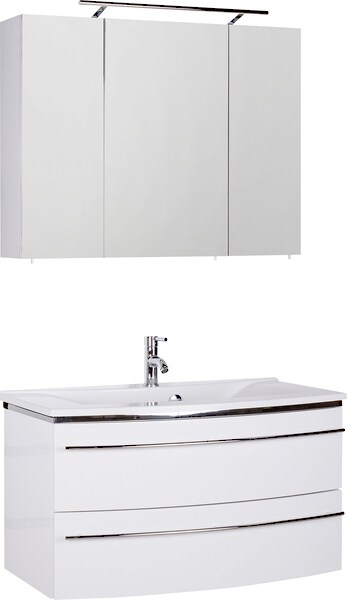 Bild von MARLIN Badmöbel-Set »3040«, (2 St.), Breite 90 cm